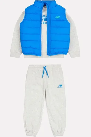 New Balance Set met sweatshirt, joggingbroek en bodywarmer voor babyjongens18 maanden (86 cm)