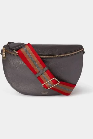 Osprey Grey The Hendrix Leather Sling BagEén