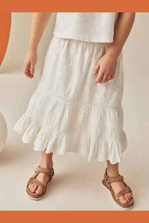Next Boho Tiered Skirt (3-16yrs)9 Jaar (134cm)