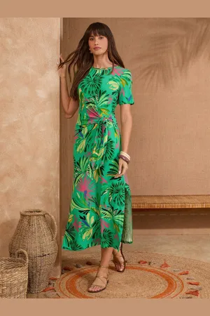 Love & Roses Jersey Midi Dress46