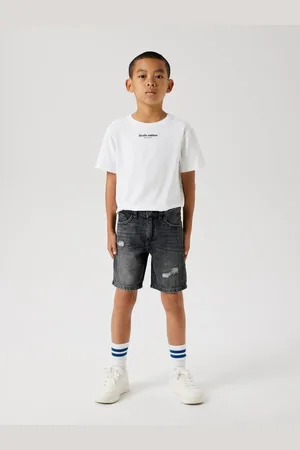 NAME IT Ruimvallende denim shorts met slijtageplekken12 Jaar (152cm)