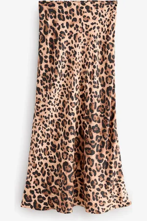 Next Midirok van satijn met print42
