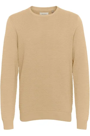 Blend Washed Crew Neck 100% Cotton Knitted Sweat JumperXXL