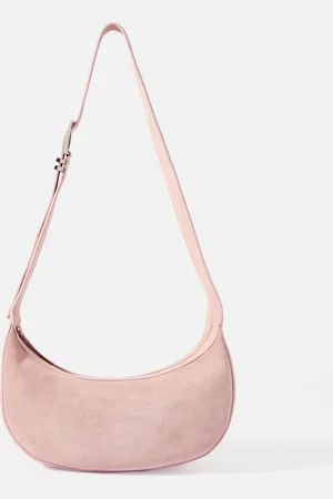 mint&berry Pink Suede Sling Bageen