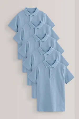 Next Katoenen schoolpoloshirts met korte mouwen van 100% katoen (3-16jr)9 Jaar (134cm)