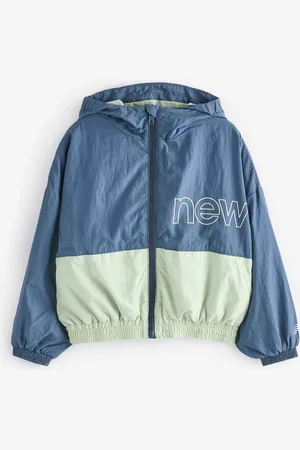 New Balance Athletics windjack van geweven mesh voor meisjes8