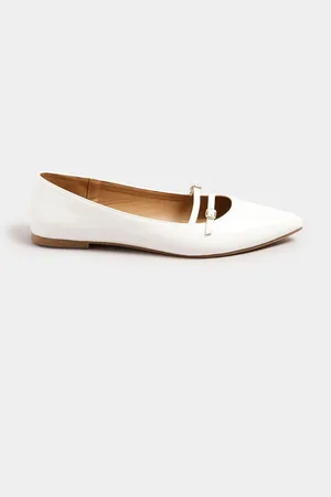 Long Tall Sally Flat Point Multi Strap ShoesEU 45 (UK 11)