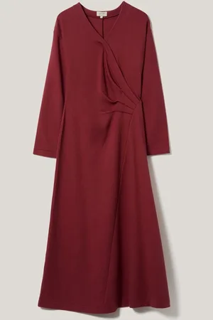 Jigsaw Mock Wrap Jersey Dressmedium