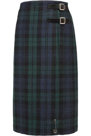 CELTIC & CO. Green Midi Celt Kilt Skirt36