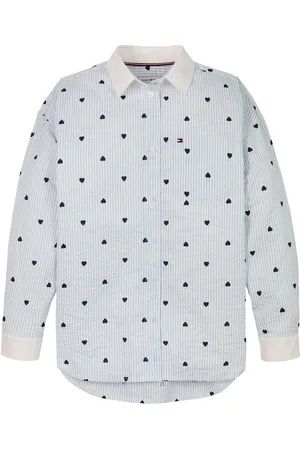 Tommy Hilfiger Stripe Long Sleeve Shirt158164cm