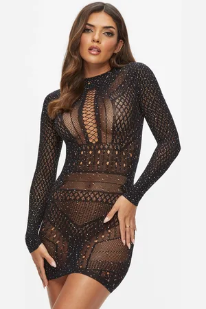Ann Summers Janelle jurk met siersteentjesL