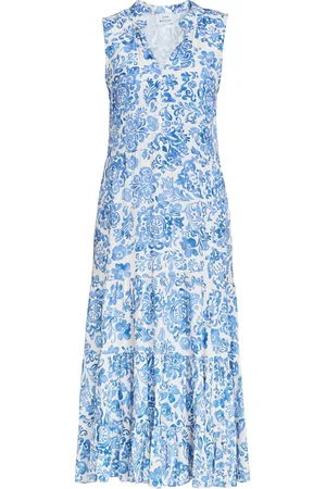 Gina Bacconi Blue Lolita Sleeveless Summer DressS