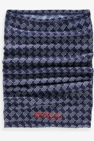Sealskinz Blue Harpley Water Repellent Mini Wave Print Neck Warmer SnoodEén