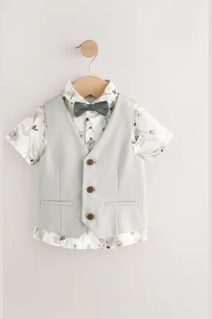 Next Waistcoat, Shirt and Bowtie Set (3mths-9yrs)9298cm
