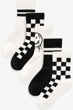 Next Cushioned Footbed Cotton Rich Ribbed Tipped Socks 5 PackUK 3