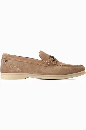 Base London Natural Snapper Slip On Loafersuk9eu43
