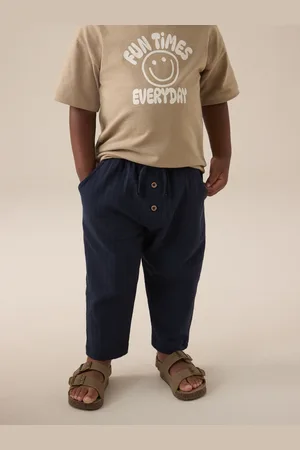 Next Textured Jersey 100% Cotton Joggers (3mths-7yrs)3