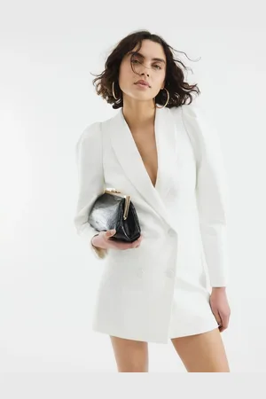 River Island Puff Sleeve Blazer Mini Dress40