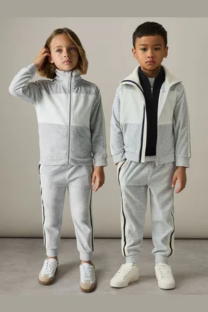 Reiss Chance Velour Side-Stripe Tracksuit Joggers8