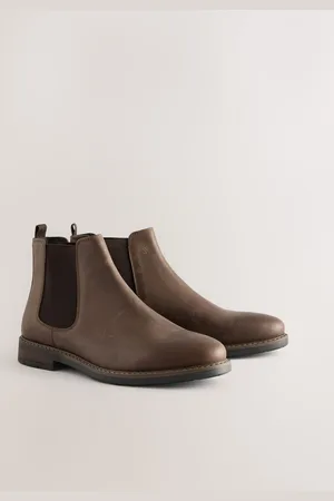 Next Waxy Leather Chelsea BootsEU 45 (UK 11)