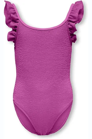 ONLY Crinkle Frill Sleeve Swimsuit7