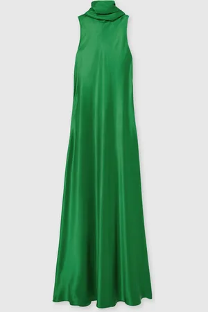 Reiss Fae Satin Cape Maxi Dress42