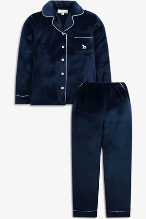 The Little Tailor Luxe kerstpyjama voor kinderen van zacht aanvoelend velours2