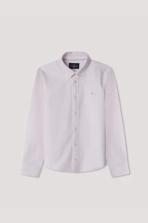 Hackett London Older Boys Pink 100% Cotton Shirt98104cm