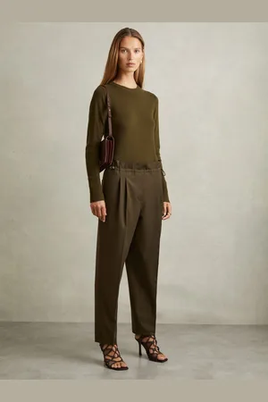 Reiss Essie Drawstring Waist Tapered Trousers44