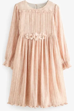Laura Ashley Pleated Corsage Prom Dress7 Jaar (122cm)