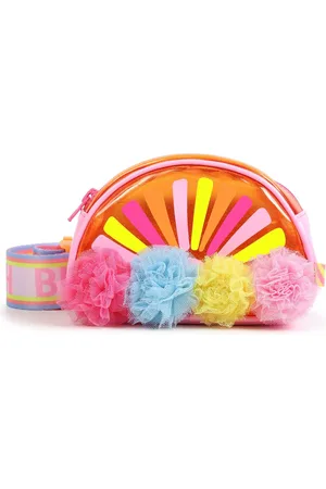 Billieblush Pink Rainbow Pom Pom Bum Bag With Logo Strapeen