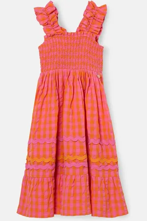 Angel & Rocket Bella Ric Rac Midi 100% Cotton Dress140146cm