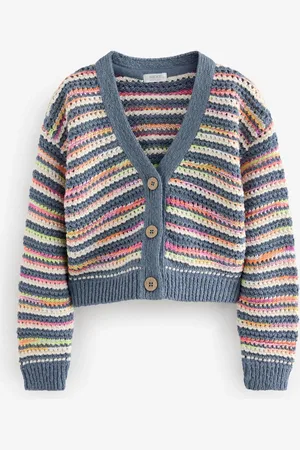 Next V-Neck 100% Cotton Cardigan (3-16yrs)10 Jaar (140cm)