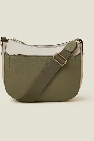 Accessorize Two Tone Faux Leather Cross-Body Bageen