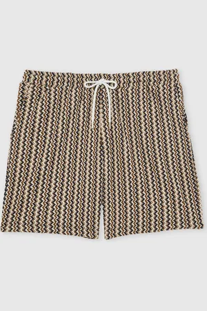 Reiss Teti Zig-Zag Knit Drawstring Shortsmedium