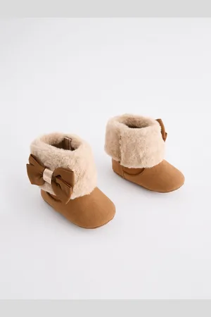 Ted Baker Baby Girls Faux Fur Trim Padders BootsTot 3 maanden (50