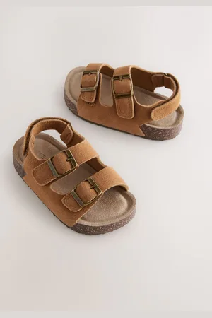 Next Leather Double Buckle Cushioned Footbed SandalsEU 21.5 (UK 5)