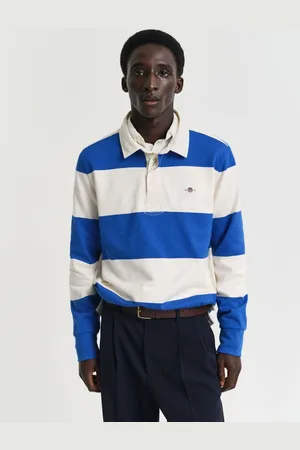 GANT 100% Cotton Barstripe Rugby Shirtxxxlarge