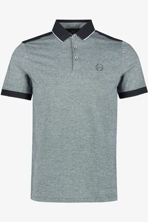 Armani Exchange 100% katoenen poloshirt met contrastS
