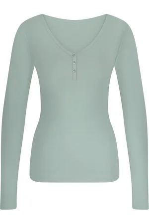Hunkemöller Hunkemöller Green Long-Sleeved Pyjama Top2X-Large