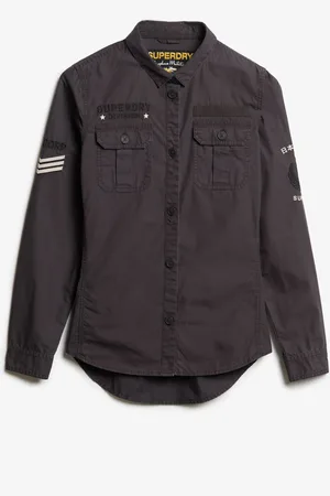 Superdry Militair 100% katoenen overhemd36