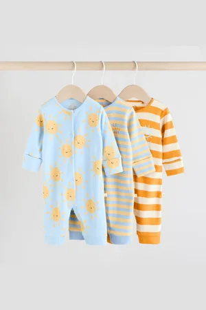 Next Verpakking van 3 voetloze babypyjama