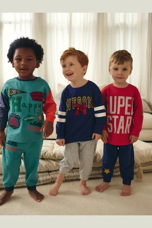 Next 3 Pack Oversized 100% Cotton Pyjamas (9mths-10yrs)3