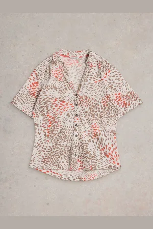 White Stuff Annie jersey 100% katoenen overhemd40
