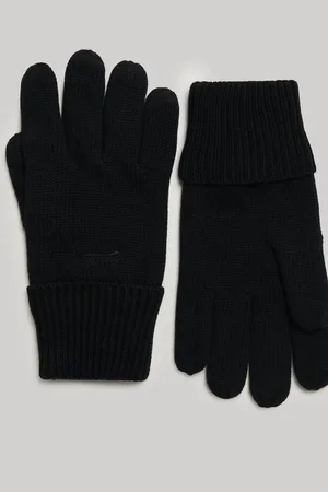 Superdry Gebreide handschoenen met logoEén
