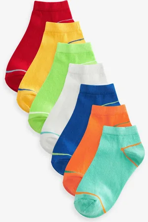 Next Verpakking van 7 paar sneakersokken met hoog aandeel katoenUK 4-6.5