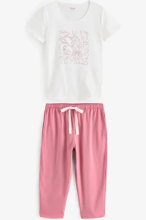 Triumph Pink Sets Pack Capri Pyjamas46