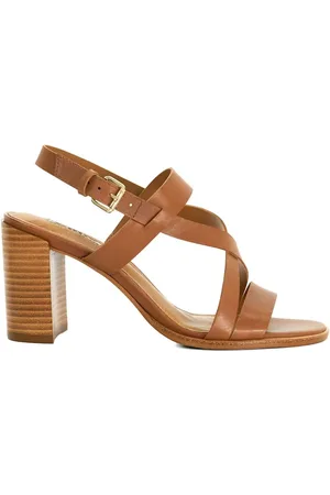 Dune Juneo Cross Strap High Block Heel Sandalseu41