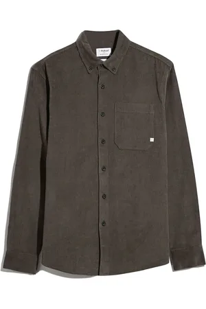 Farah Grey Spencer Long Sleeve Corduroy ShirtXXL