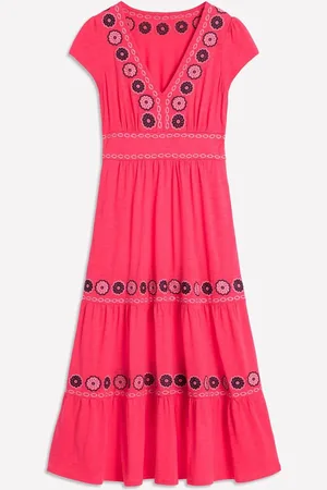 Boden Jersey jurk met borduursel38